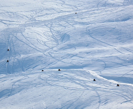 Adventure  on dog-sleds  to the upper  part  of  the river  Kitilgina  of  Milkovsky district, Central Kamchatka